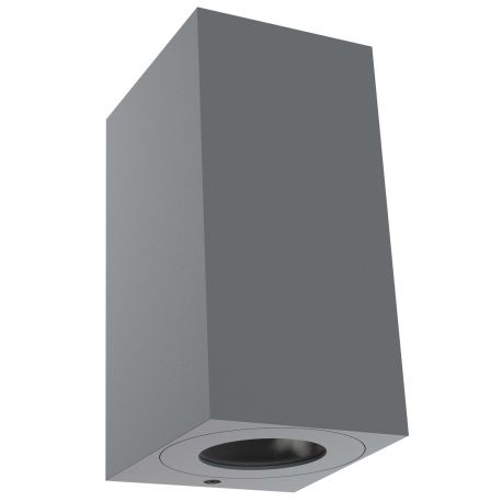 Aplice - Aplica perete ambientala de exterior IP44 Canto Maxi Kubi 2 gri