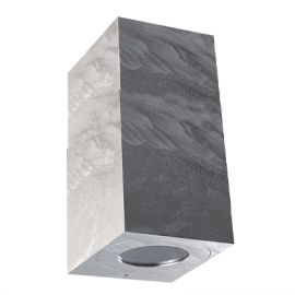 Aplice - Aplica perete ambientala de exterior IP44 Canto Maxi Kubi 2 galvanizat