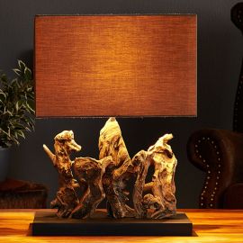 Veioze - Lampa de masa rustica Aragon