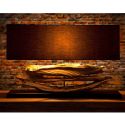 Lampa design rustic Riverine negru
