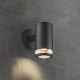 Aplice - Aplica de perete exterior stil modern Birk I neagra