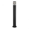 Stalp iluminat exterior stil modern Birk negru