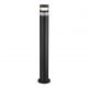 Stalpi - Stalp iluminat exterior stil modern Birk negru
