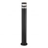 Stalp iluminat exterior stil modern Birk negru