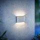 Aplice - Aplica LED exterior lumina ambientala Kinver alba
