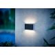Aplice - Aplica LED exterior lumina ambientala Kinver neagra