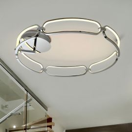 Lustre aplicate - Lustra LED aplicata design ultra-modern 80cm Colette crom