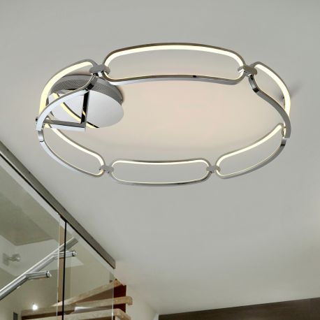 Lustre aplicate - Lustra LED aplicata design ultra-modern 80cm Colette crom