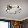 Lustra LED aplicata design ultra-modern 47cm Colette crom