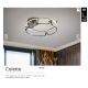 Lustre aplicate - Lustra LED aplicata design ultra-modern 47cm Colette crom