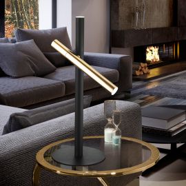 Veioze - Lampa de masa LED design modern minimalist Varas negru/auriu