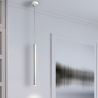 Pendul LED dimabil design modern minimalist Varas alb