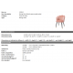 Scaune - Scaun design LUX Bristol roz deschis
