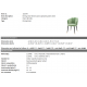 Scaune - Scaun design LUX Bristol verde