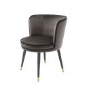Scaun design LUX Grenada gri