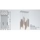 Pendule, Lustre suspendate - Lustra LED design minimalist cu 11 pendule LOYA, crom/ auriu- french gold/ cupru