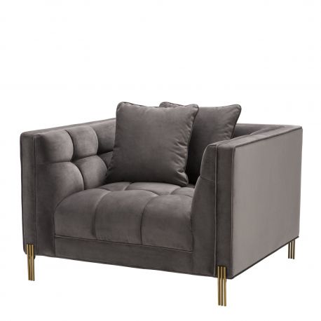 Fotolii - Fotoliu elegant design LUX Sienna, gri