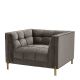 Fotolii - Fotoliu elegant design LUX Sienna, gri