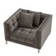 Fotolii - Fotoliu elegant design LUX Sienna, gri