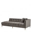 Canapea eleganta design LUX Sienna right, gri