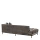 Canapele - Canapea eleganta design LUX Sienna right, gri