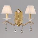 Aplica de perete LUX ceramica, cristal Asfour, Vania