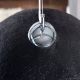 Pendule, Lustre suspendate - Lustra din fibra de sticla Glow 70cm, negru/ auriu