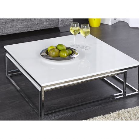 Masute Living - Set de 2 masute albe design modern-lucios, New Elements