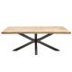 Mese dining - Masa design industrial Galaxie 180cm, mango