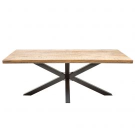 Mese dining - Masa design industrial Galaxie 180cm, mango