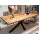 Mese dining - Masa design industrial Galaxie 200cm, mango