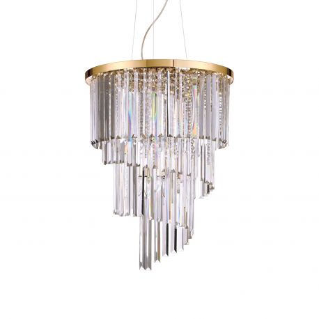 Candelabre, Lustre - Lustra suspendata moderna design elegant CARLTON oro sp12