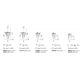 Candelabre, Lustre - Lustra suspendata moderna design elegant CARLTON oro sp12