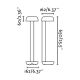 Stalpi - Stalp LED iluminat exterior GROW L