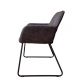 Seturi scaune, HoReCa - Set de 2 scaune, design retro Mustang, microfibra gri antic