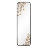 Oglinda decorativa HOJAS NEGRO-ORO, 55,5x175cm