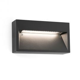 Aplice - Aplica LED de exterior IP44 iluminat ambiental PATH gri