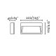 Aplice - Aplica LED de exterior IP44 iluminat ambiental PATH gri