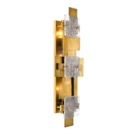 Aplice, corpuri de iluminat pentru pereti - Aplica perete design LUX Langham, alama