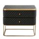 Noptiere - Masuta laterala/ Noptiera cu 2 sertare design LUX Monfort