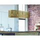Pendule, Lustre suspendate - Lustra ovala design retro Fishnet aurie
