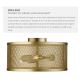 Lustre aplicate - Lustra aplicata design retro Fishnet aurie