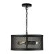 Pendule, Lustre suspendate - Lustra / Pendul design industrial Fishnet negru