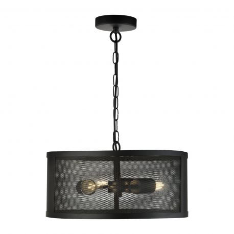 Pendule, Lustre suspendate - Lustra / Pendul design industrial Fishnet negru