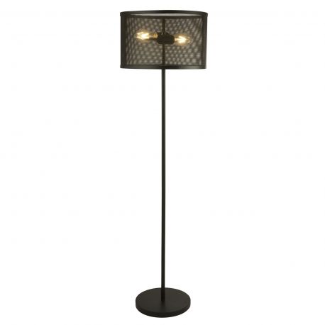 Lampadare - Lampadar / Lampa de podea design industrial Fishnet negru