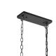 Candelabre, Lustre - Lustra ovala design industrial Fishnet negru