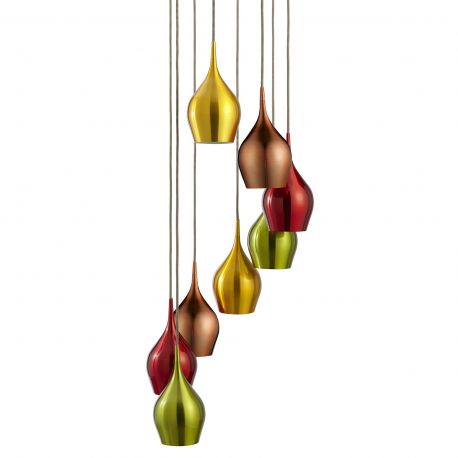 Pendule, Lustre suspendate - Lustra moderna design multicolor Vibrant 8L