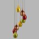 Pendule, Lustre suspendate - Lustra moderna design multicolor Vibrant 8L