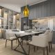 Pendule, Lustre suspendate - Pendul design modern 12cm Vibrant auriu