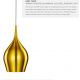 Pendule, Lustre suspendate - Pendul design modern 12cm Vibrant auriu